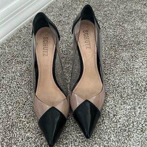 Schutz pointed toe shoes